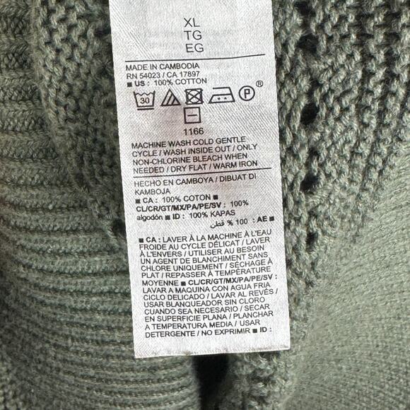 OLD NAVY Cotton Lace Tank Top Women's XL Cottagecore Coastal Grandma Boho Summer - Picture 6 of 8